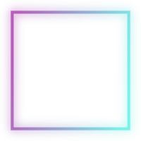 square gradient outline element png