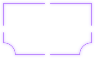 neon frame tekenelement png