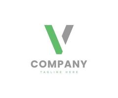 Letter V logo design, V icon vector