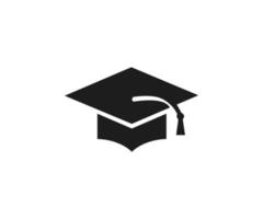 Graduation cap illustration isolated vector sign symbol