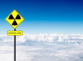 radiation warning symbol photo