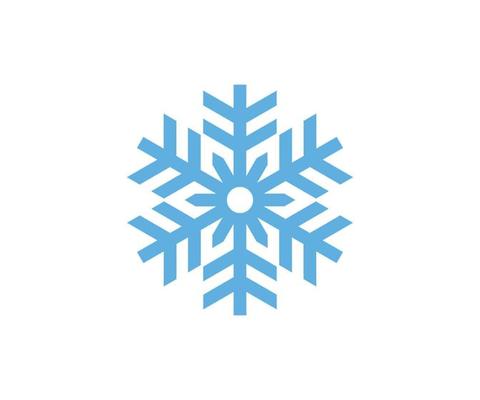 Snowflake Logo Design Vector Icon