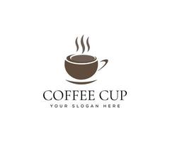 Modern Coffee Shop Logo Design vector