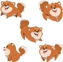 cute dog vector