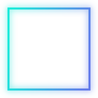 square gradient outline element png