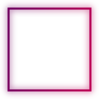 square gradient outline element png