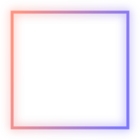 square gradient outline element png