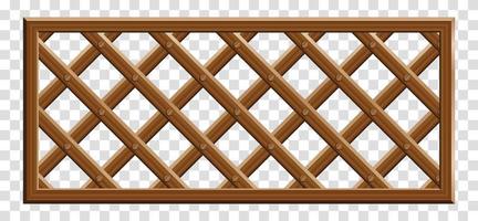 Garden Wooden Fence Pattern vector