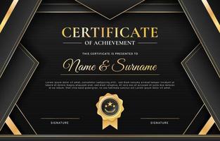 Certificate Graduation Template vector