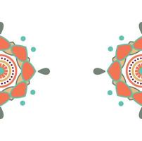 abstract Mandala seamless pattern background vector