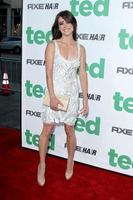LOS ANGELES, JUN 21 - Jessica Stroup arrives at the Ted Premiere at Village Theater on June 21, 2012 in Westwood, CA photo