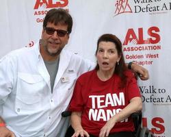 LOS ANGELES, OCT 16 - Fred Fisher, Nanci Ryder at the ALS Association Golden West Chapter Los Angeles County Walk To Defeat ALS at the Exposition Park on October 16, 2016 in Los Angeles, CA photo