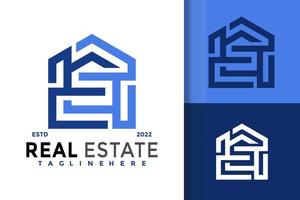 Letter S Real Estate Logo Design, brand identity logos vector, modern logo, Logo Designs Vector Illustration Template