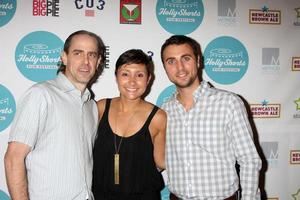 LOS ANGELES, AUG 17 - Ron Elliott, Luz Zambrano Northrup, Jon Northrup at the HollyShorts Film Festival at the TCL Chinese 6 Theaters on August 17, 2013 in Los Angeles, CA photo