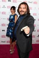LOS ANGELES, FEB 23 - Tanya Haden, Jack Black attends the 2013 Film Independent Spirit Awards at the Tent on the Beach on February 23, 2013 in Santa Monica, CA photo