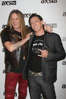 LOS ANGELES, JAN 8 - Sebastian Bach, Donovan Leitch at the AXS TV Winter 2016 TCA Cocktail Party at the The Langham Huntington Hotel on January 8, 2016 in Pasadena, CA photo