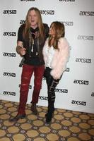 LOS ANGELES, JAN 8 - Sebastian Bach, wife at the AXS TV Winter 2016 TCA Cocktail Party at the The Langham Huntington Hotel on January 8, 2016 in Pasadena, CA photo