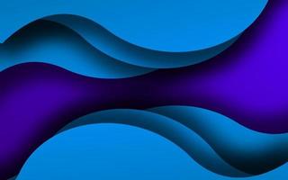 Abstract navy blue wave shape background vector