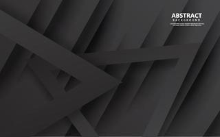 Abstract triangle shape black background vector