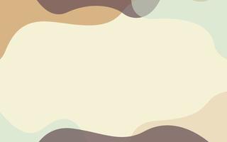 Abstract wave shape flat background vector