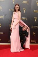 LOS ANGELES, SEP 10 - Lydia Hearst, Chris Hardwick at the 2016 Creative Arts Emmy Awards, Day 1, Arrivals at the Microsoft Theater on September 10, 2016 in Los Angeles, CA photo