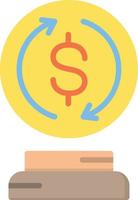 Exchange Rate Flat Icon vector