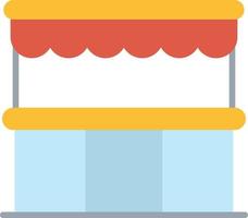 Stand Flat Icon vector