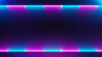 3d render of illuminated neon and light glowing on dark scene. Speed light moving lines. Abstract simple Colorful lighting neon background. photo