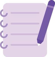 Writing Vector Flat Icon