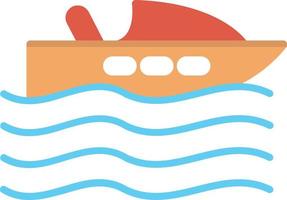 Boat Flat Icon vector