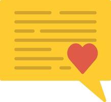 Message Flat Icon vector