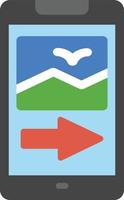 Forward  Flat Icon vector