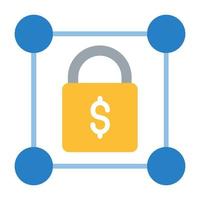 Lock Flat Icon vector