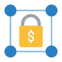 Lock Flat Icon vector