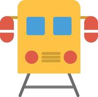 Train Flat Icon vector