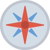 Compass  Flat Icon vector