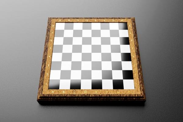 Chess Navigation Compass On Chessboard Concept Stock Photo