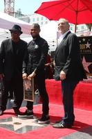 LOS ANGELES, SEP 7 - Terry Lewis, aka Jimmy Jam, Usher Raymond, Harvey Weinstein at the Usher Honored With a Star On The Hollywood Walk Of Fame at the Eastown on September 7, 2016 in Los Angeles, CA photo