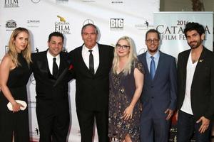 LOS ANGELES, OCT 1 - Deb Bauer Family, Ron Truppa second from left at the Catalina Film Festival, Saturday at the Casino on October 1, 2016 in Avalon, Catalina Island, CA photo