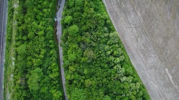 High Angle Drone's Camera View of Railway Tracks at Luton England UK video