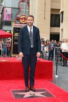 LOS ANGELES, DEC 15 - Ryan Reynolds at the Ryan Reynolds Hollywood Walk of Fame Star Ceremony at the Hollywood and Highland on December 15, 2016 in Los Angeles, CA photo