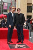 LOS ANGELES, DEC 15 - Ryan Reynolds, Nathan Fillion at the Ryan Reynolds Hollywood Walk of Fame at tbe Hollywood and Highland on December 15, 2016 in Los Angeles, CA photo