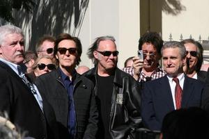 LOS ANGELES, FEB 9 - Paul McCartney, Neil Young at the Hollywood Walk of Fame Ceremony for Paul McCartney at Capital Records Building on February 9, 2012 in Los Angeles, CA photo