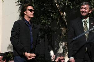 LOS ANGELES, FEB 9 - Paul McCartney, Leron Gubler at the Hollywood Walk of Fame Ceremony for Paul McCartney at Capital Records Building on February 9, 2012 in Los Angeles, CA photo