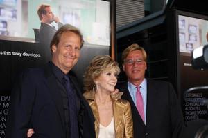 LOS ANGELES, JUN 20 - Jeff Daniels, Jane Fonda, Aaron Sorkin arrives at HBO s The Newsroom Los Angeles Premiere at Cinerama Dome Theater on June 20, 2012 in Los Angeles, CA photo