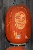 LOS ANGELES, OCT 4 - Michael Jackson Carved Pumpkin at the RISE of the Jack O Lanterns at Descanso Gardens on October 4, 2014 in La Canada Flintridge, CA photo