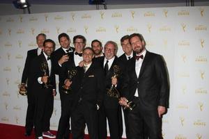 LOS ANGELES, SEP 12 - Deadliest Catch Producers at the Primetime Creative Emmy Awards Press Room at the Microsoft Theater on September 12, 2015 in Los Angeles, CA photo