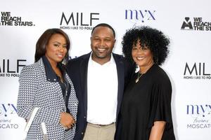 LOS ANGELES, FEB 6 - Heather Lowery, Guest, Sonja Norwood at the MILF Moms I like To Follow Celebration Of Entertainment at a SLS Hotel on February 6, 2015 in Beverly Hills, CA photo