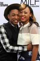 LOS ANGELES, FEB 6 - Jacob Latimore, Tish Taylor at the MILF Moms I like To Follow Celebration Of Entertainment at a SLS Hotel on February 6, 2015 in Beverly Hills, CA photo