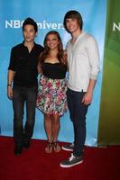 LOS ANGELES, JUL 25 - Abraham Lim, Aylin Bayramuglu, Blake Jenner arrives at the NBC Universal Cable TCA Summer 2012 Press Tour at Beverly Hilton Hotel on July 25, 2012 in Beverly Hills, CA photo